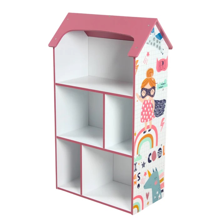 Organizator Ginger Home Casuta Lemn 5 Compartimente
