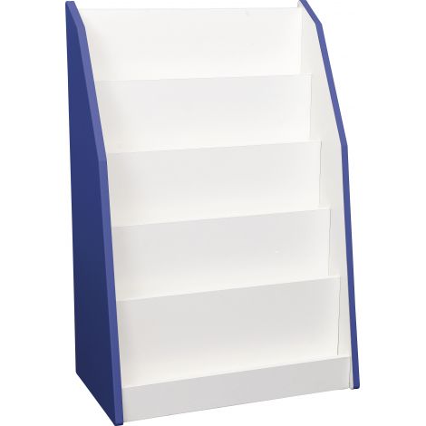 Bibliotecă Quadro Alb-Albastru Moje Bambino
