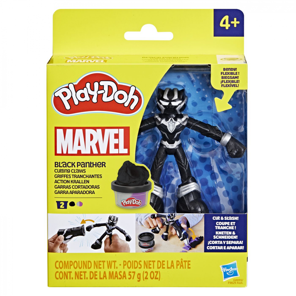 Play-Doh Marvel Black Panther 10cm Figurină Flexibilă