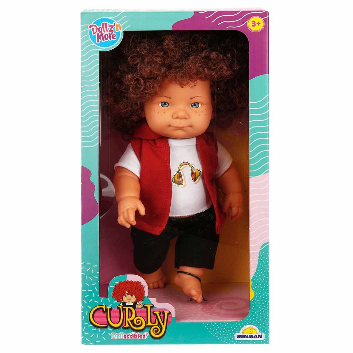 Păpușa Curly, Dollz n More, 35 cm