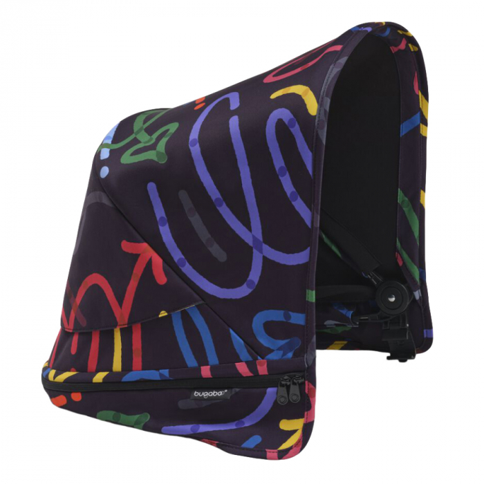 Capotină Bugaboo Donkey 5 Art of Discovery Dark Blue