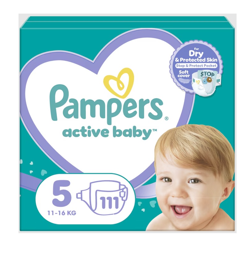 Pampers Active Baby Mega Box 5 (11-16kg) - imagine 5