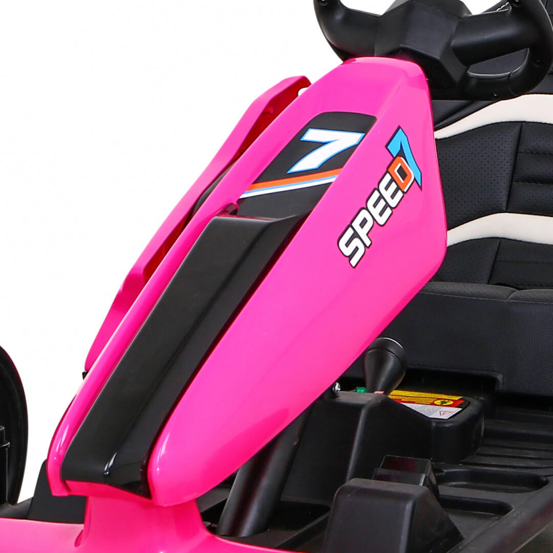 Kart Drift Electric Roz 24V 300W - Autokids - imagine 7