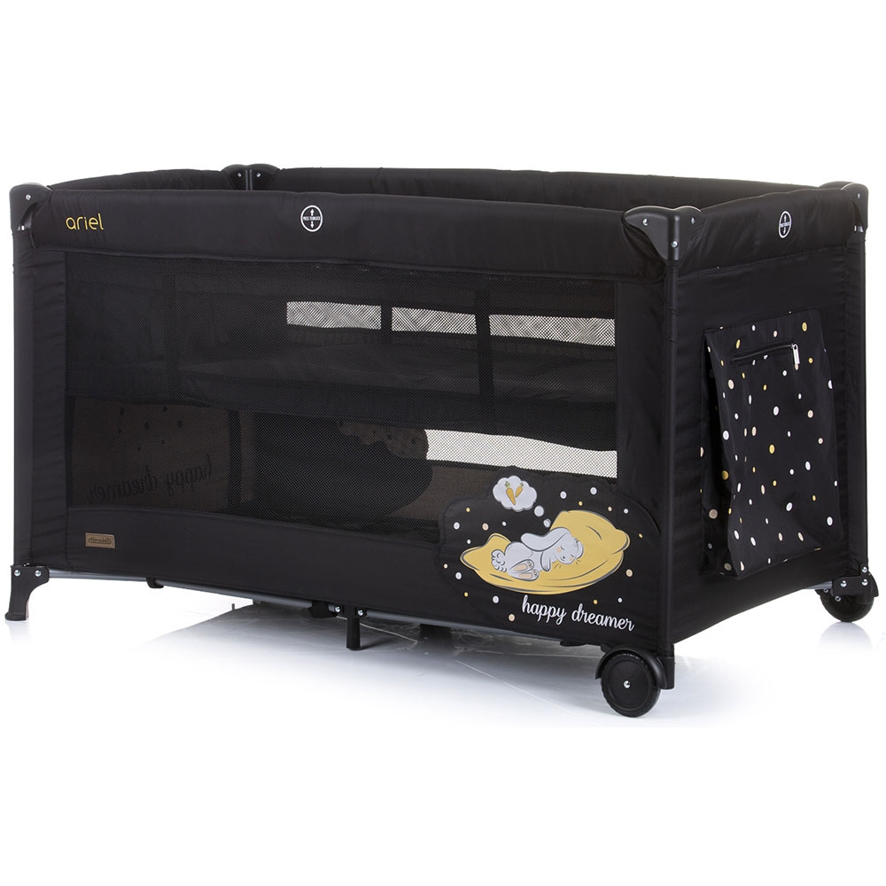 Patut pliabil Chipolino Ariel Ebony, 0-15 kg
