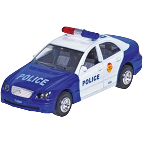 Mașină Poliție Goki cu Sunete și Lumini 15cm