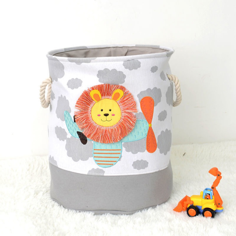 Cos Pliabil Ginger Home Lion Depozitare Jucării - imagine 2