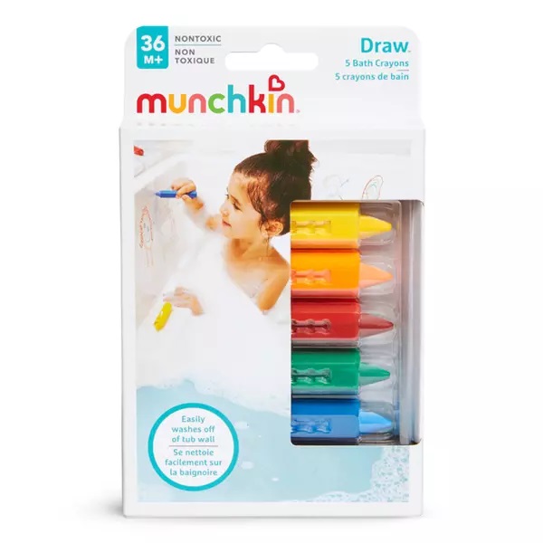 Set 5 Creioane de Baie Munchkin Multicolor - imagine 2