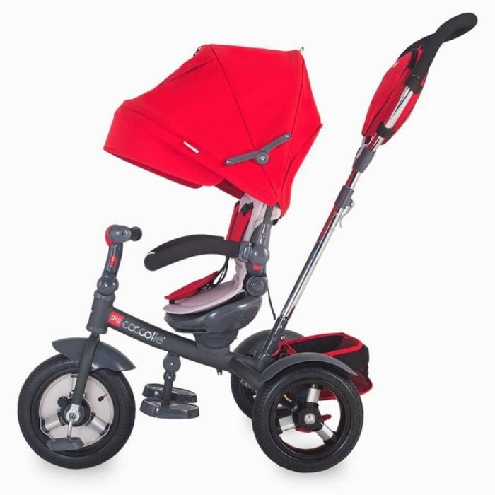Tricicleta Coccolle Giro Plus Rosu, 9 luni-4 ani