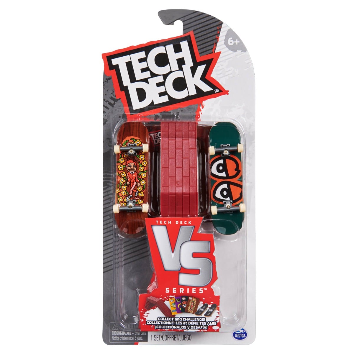 Set 2 mini placi Tech Deck VS Series cu rampă