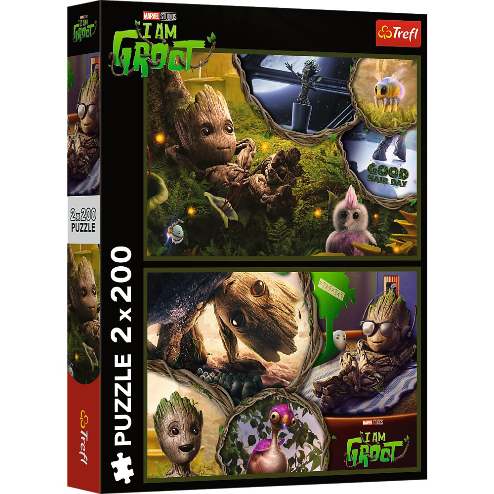 Puzzle Trefl Marvel Eu sunt Groot - 2x200 piese