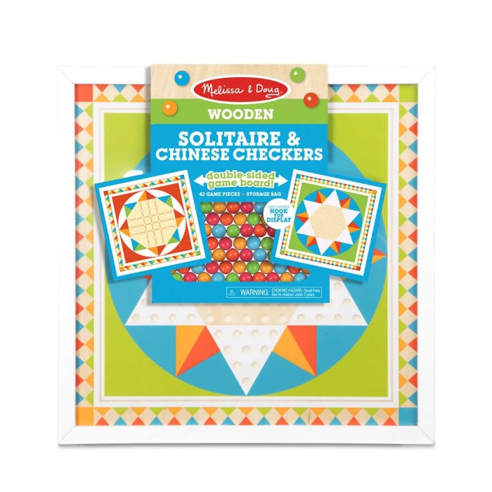 Joc 2-in-1 Solitaire Șah Melissa & Doug