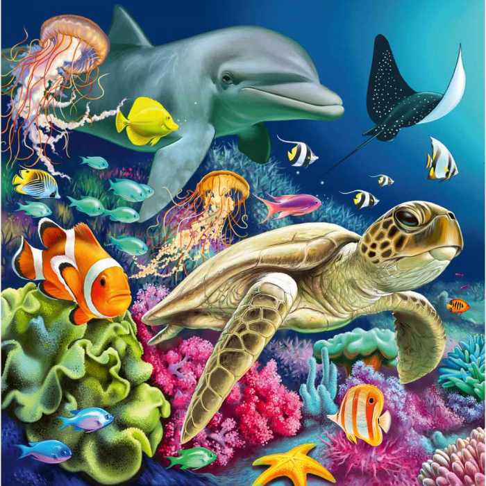 Ravensburger Puzzle Subacvatic 3x49 Piese