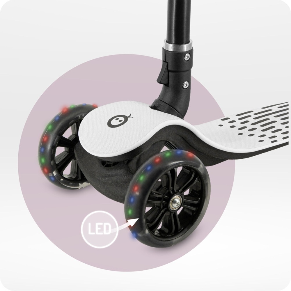Momi San - Trotinetă pliabilă cu LED pentru copii - imagine 5