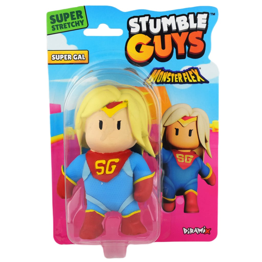 Figurina Flexibila Monster Flex Stumble Guys Super Gal