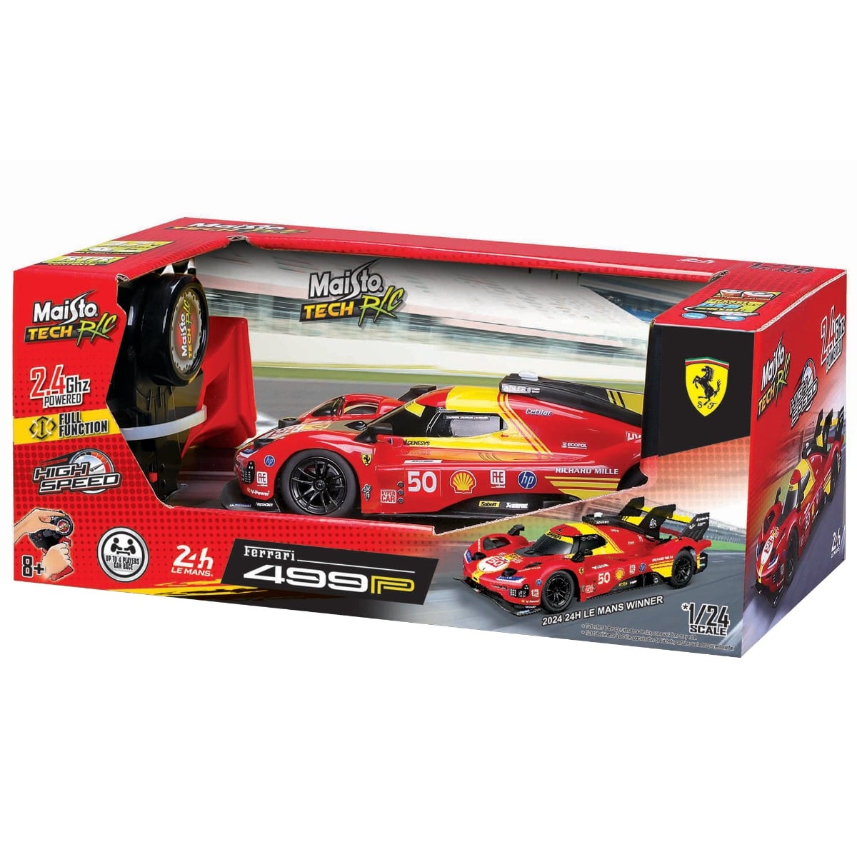Ferrari 499P RC Maisto | Masina Cursa Telecomanda