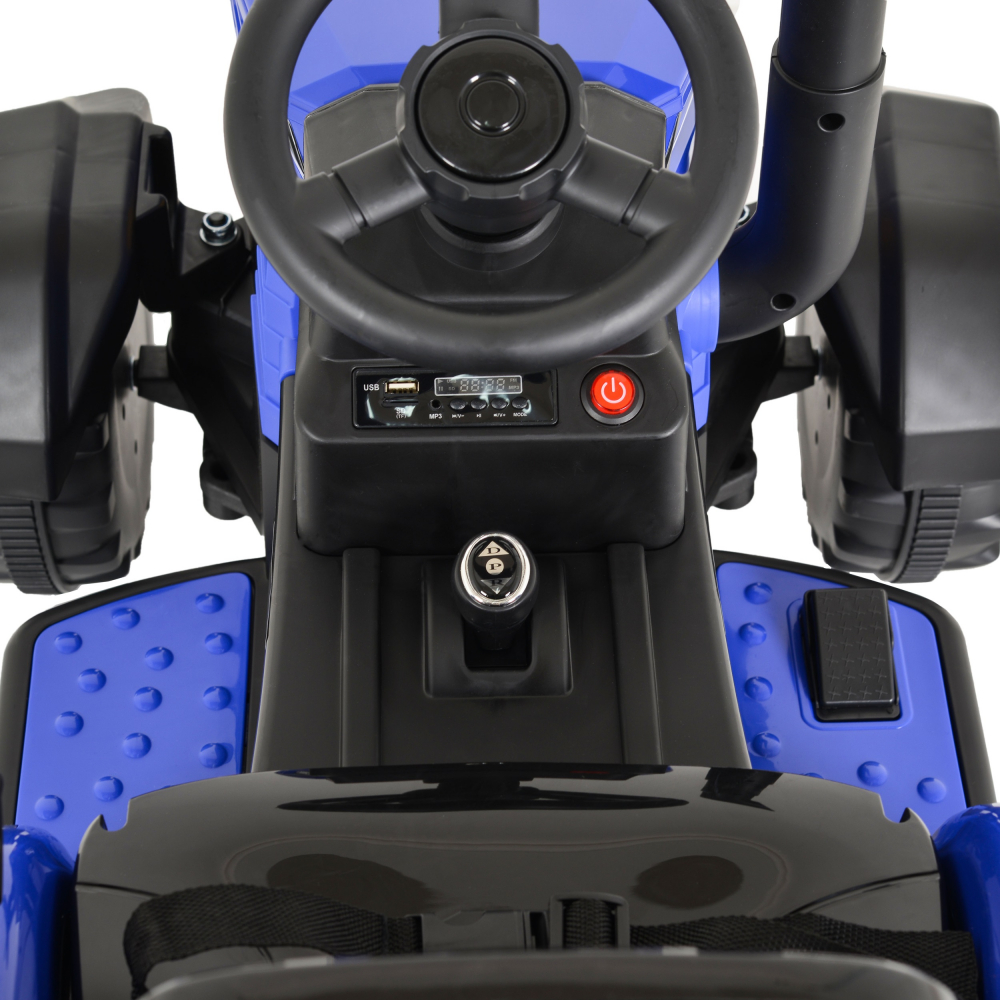 Moni Rancher Blue - Tractor Electric cu Remorca 70W - imagine 6