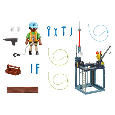 Playmobil Santier Constructii 70816, Jucarii pentru Copii 4+ - imagine 3