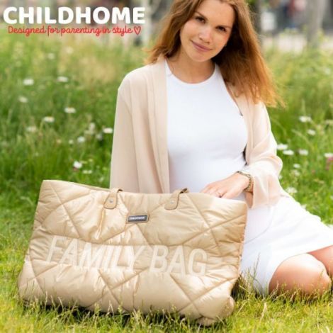 Geanta Family Bag Childhome Bej | Spatioasă & Practică - imagine 5