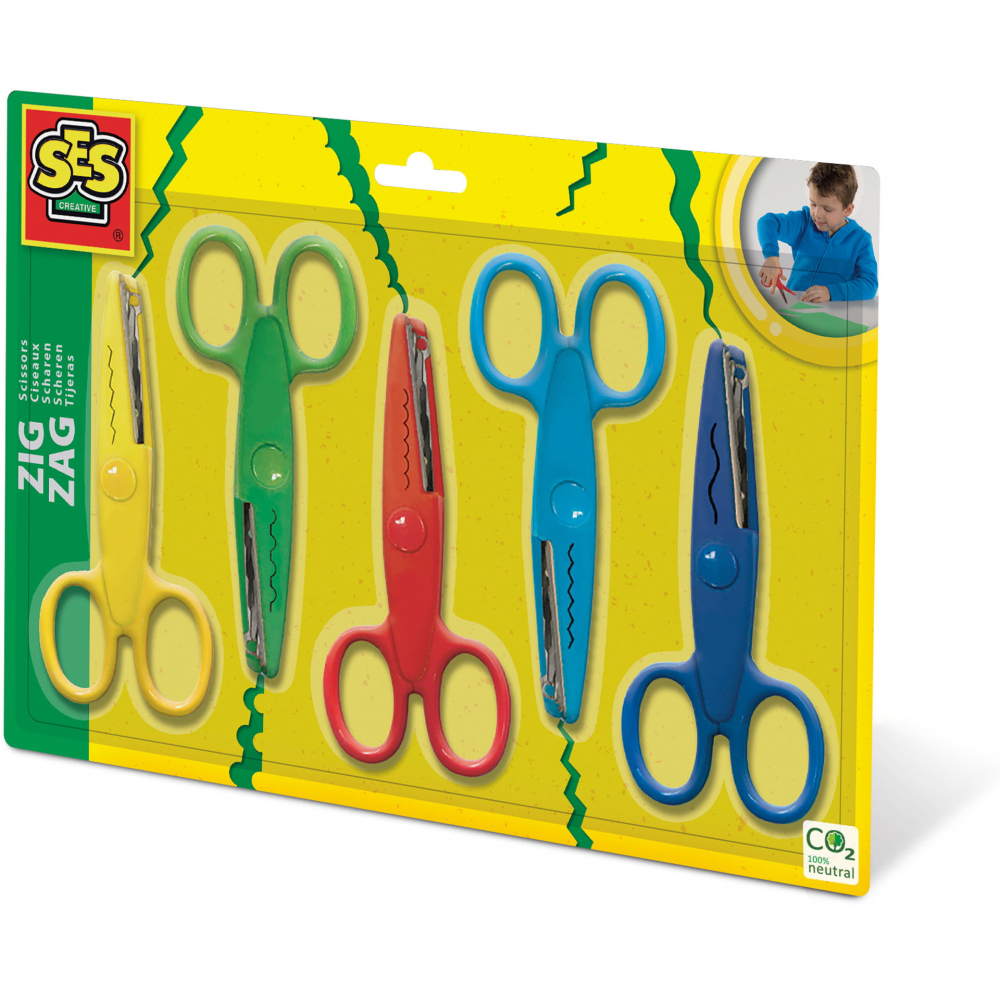 Set 5 Foarfece Zig-Zag Ses Creative | Art & Craft