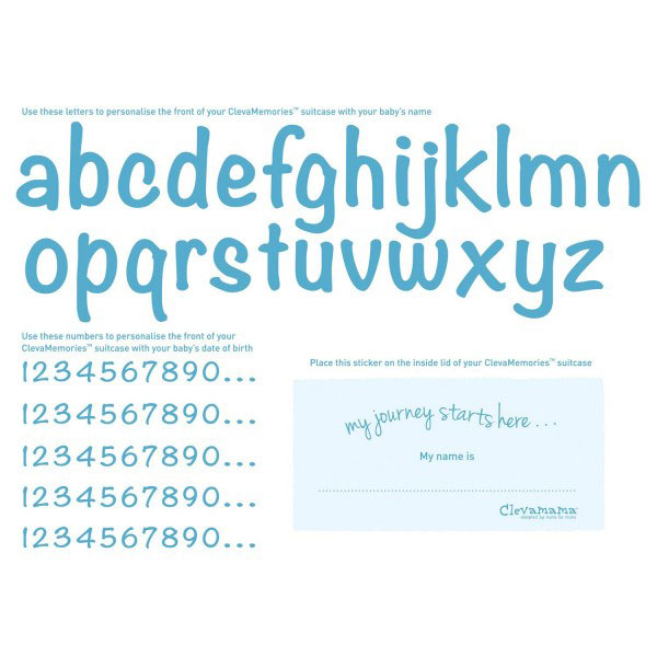 Valiza bleu amintiri Clevamama - imagine 4