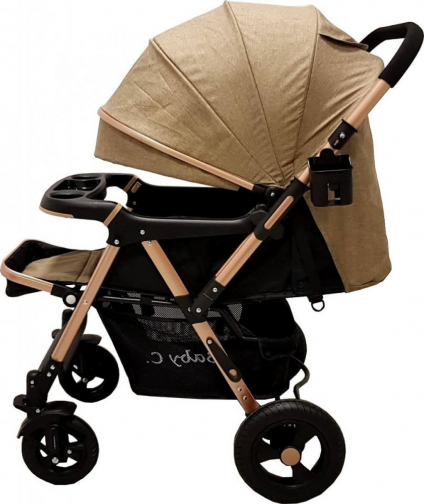 Carucior Baby Care PRO 511 - Premium Maro - imagine 3