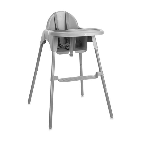 Scaun masă Lorelli Pesto Grey + Tavă - imagine 2
