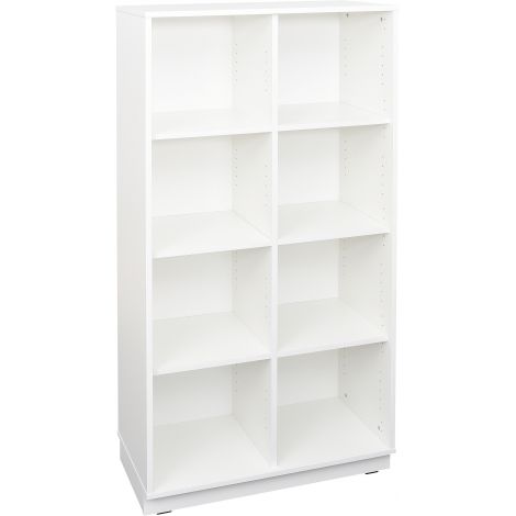 Dulap Quadro XL Moje Bambino, Alb, 8 Compartimente