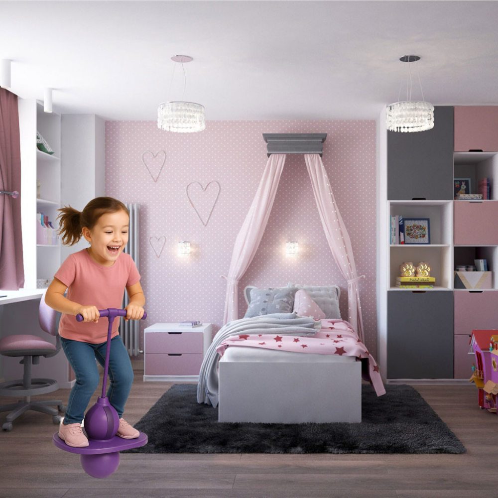 Jumper Ikonka Pogo Purple - Echilibru si Distractie