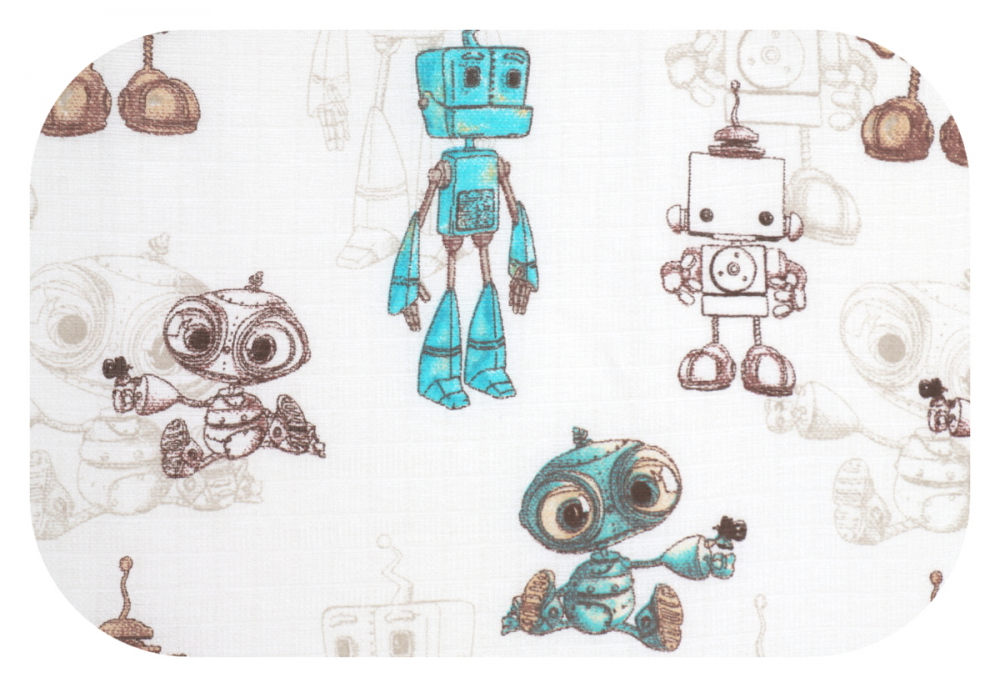 Scutec Muselina Tetra Robots Egakids - imagine 2