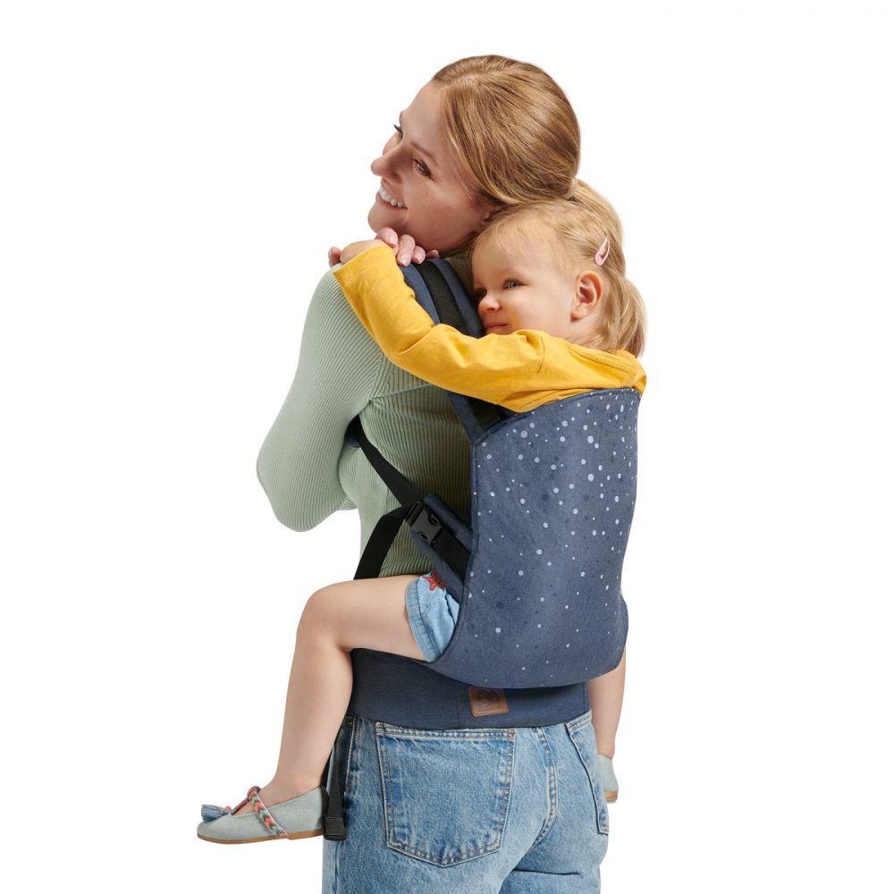 Marsupiu Kinderkraft Nino, Confetti Denim, pana la 20 kg - imagine 4