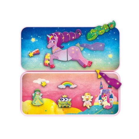 Puzzle Magnetic Unicorni Mieredu | Joc Creativ - imagine 2