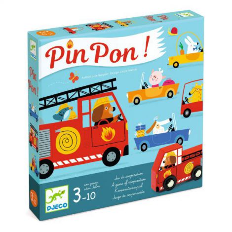 Joc Cooperare Djeco Pin Pon - Pompieri - imagine 3