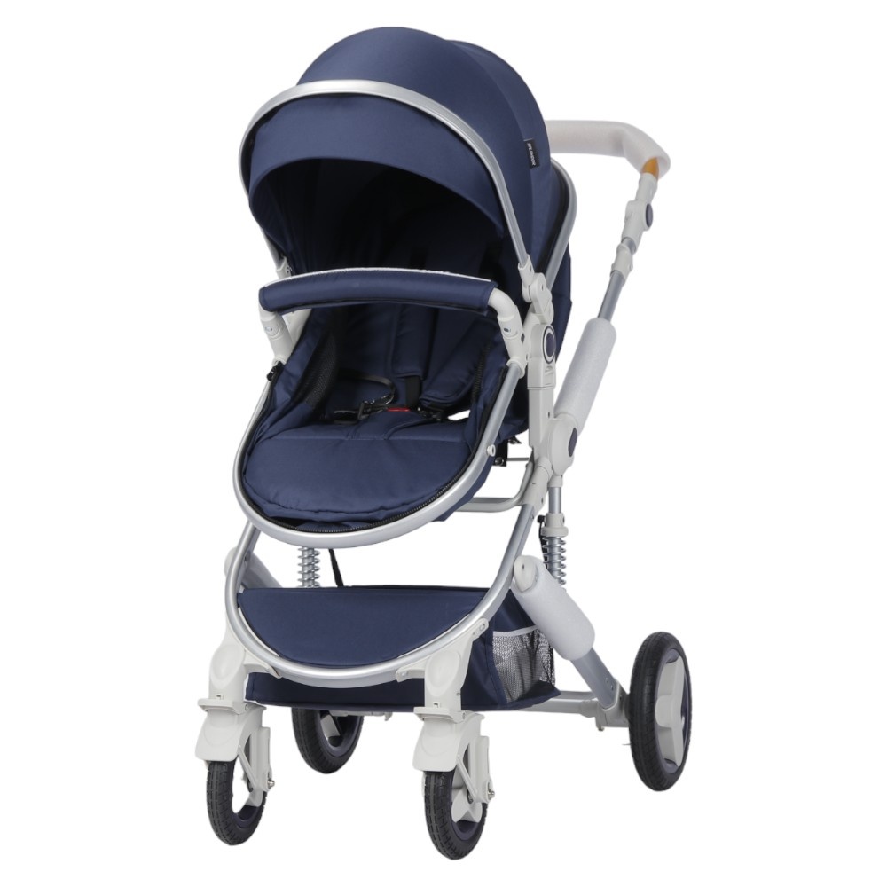 Carucior 3 in 1 Novokids 5300, Albastru Marine - imagine 3