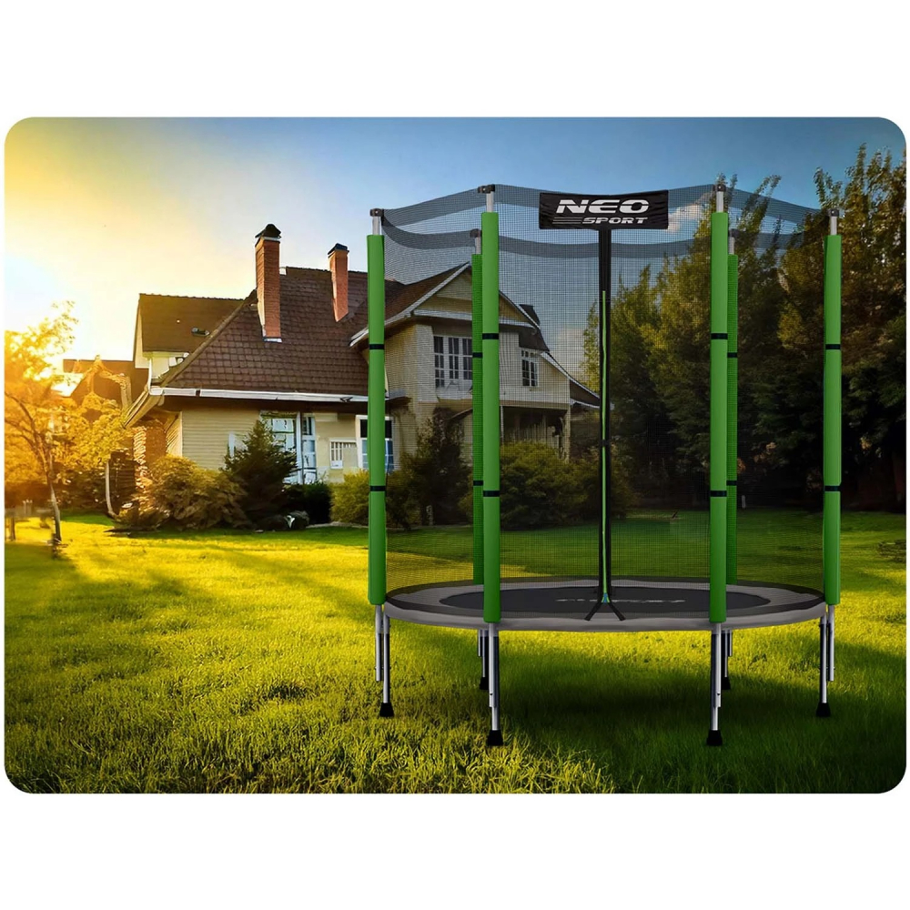 Neo-Sport Trambulina Copii 140cm cu Plasa Siguranta - imagine 6