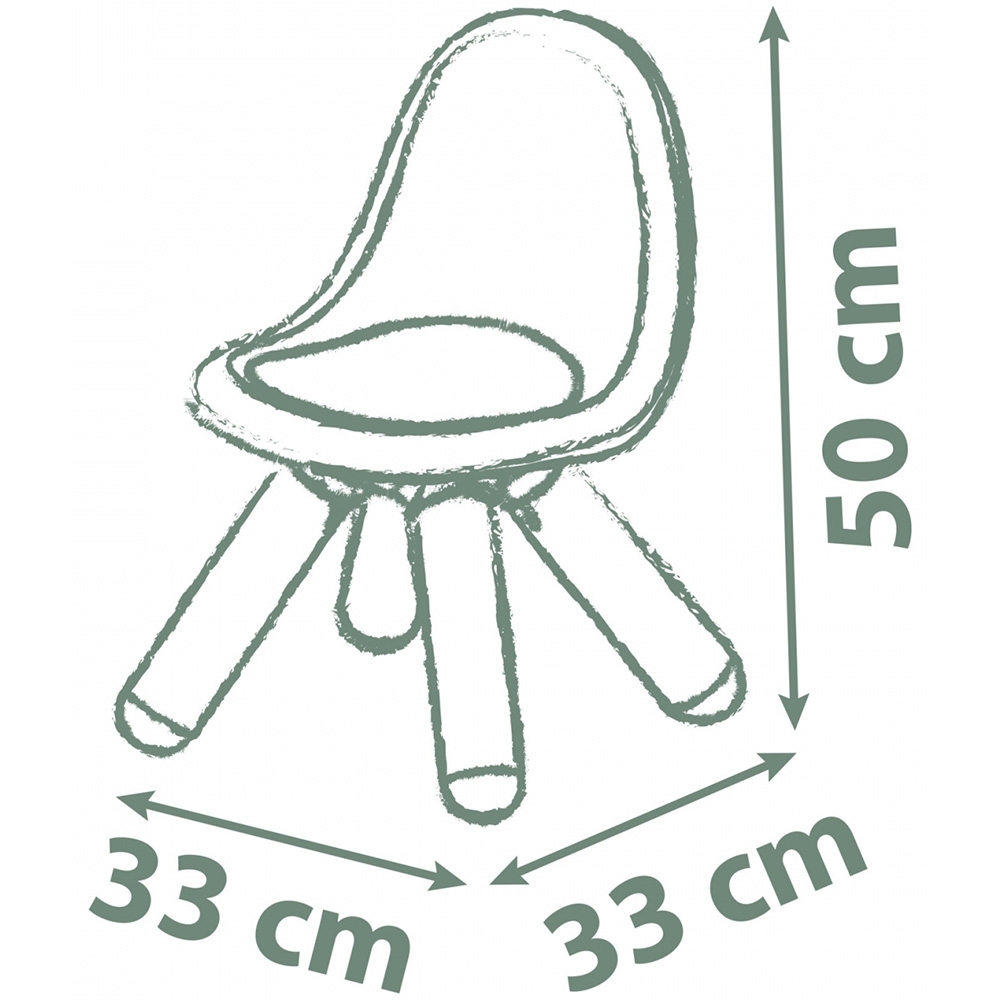 Scaunel Smoby Life Verde - Ergonomic și Stabil