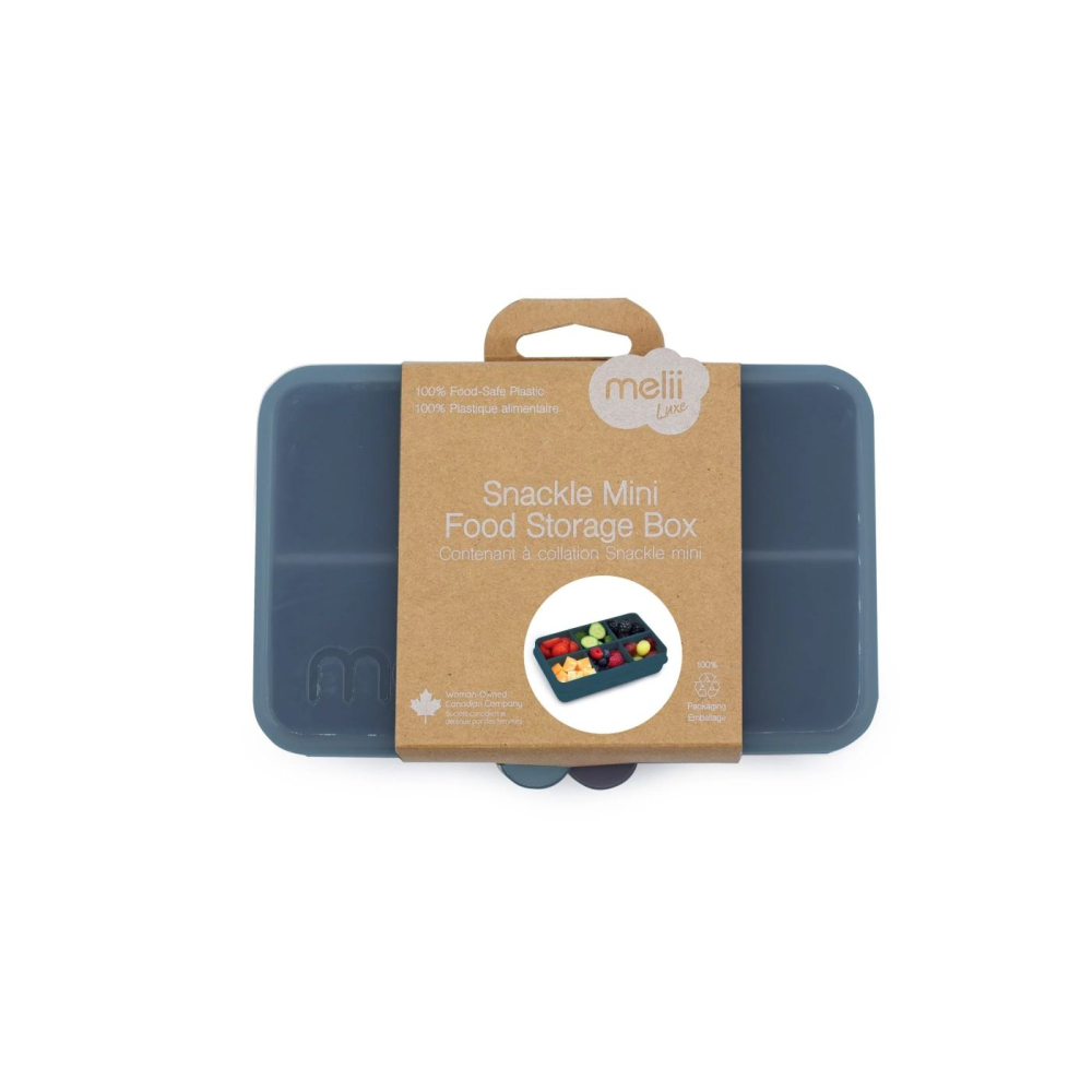 CUTIE SNACK 6 COMPART. MELII LUXE ALBASTRU