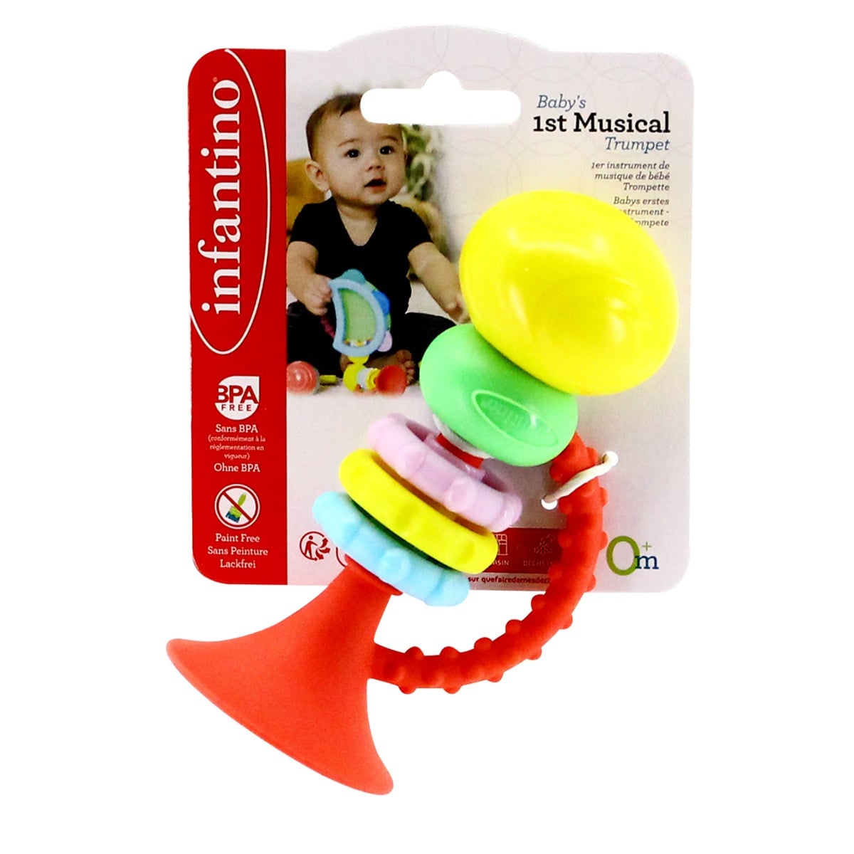 Trompeta B kids Infantino, pentru dentiție și muzică