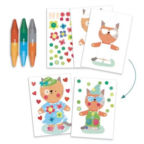 Joc Creativ Casa Animalelor Djeco - 6 Activități - imagine 5