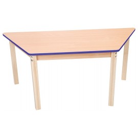 Blat Masa Trapezoidal Albastru Moje Bambino