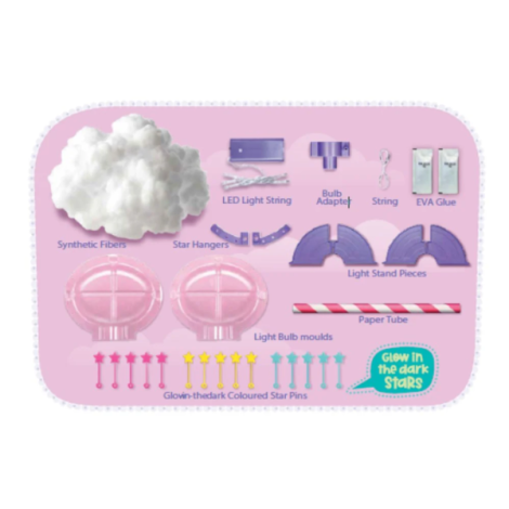 Set Lampa Nor DIY 4M KidzMaker | Jucarie Creativa - imagine 2