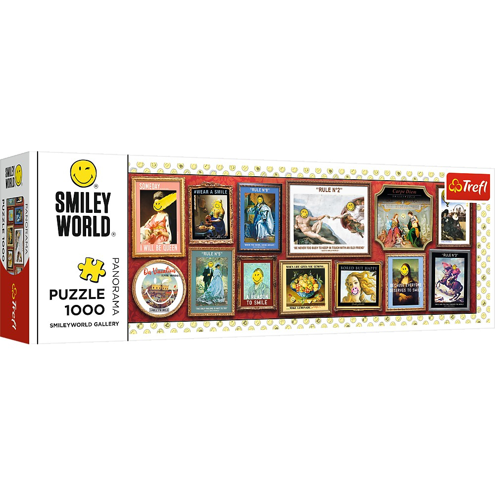 Puzzle Trefl 1000 Lumea Smiley, Educațional