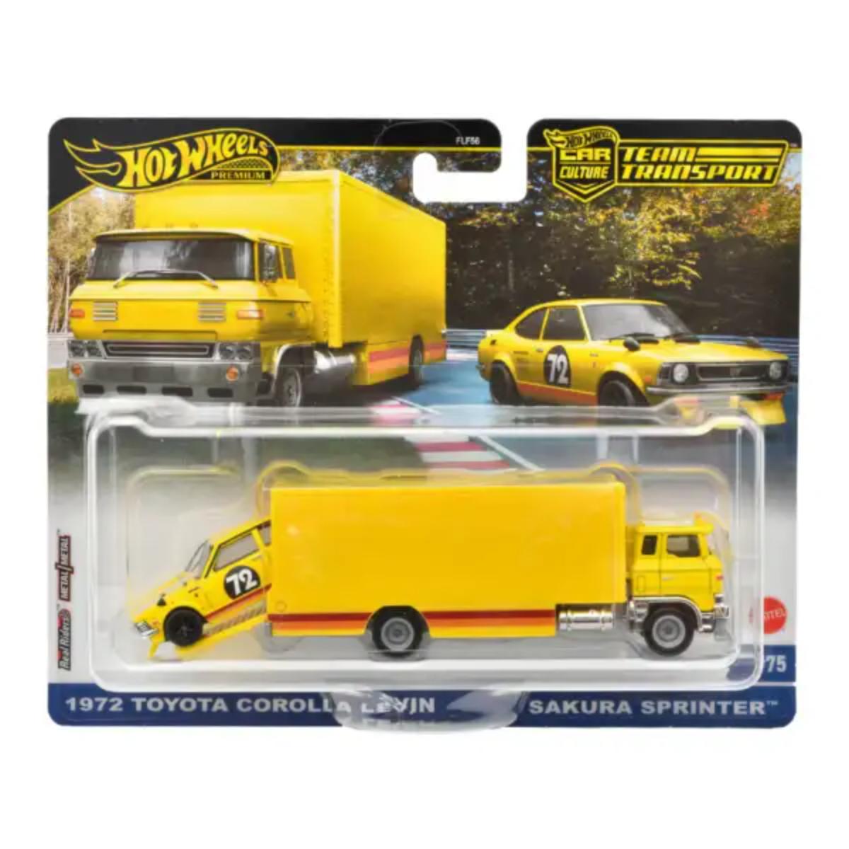 Hot Wheels Transportator + 2 Masinute Toyota