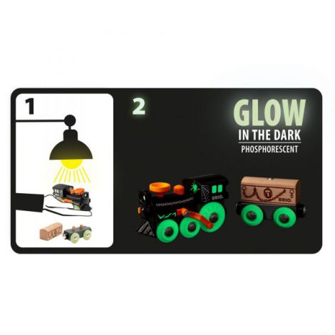 Tren Fantoma Brio Glow in the Dark, 3 Piese - imagine 5