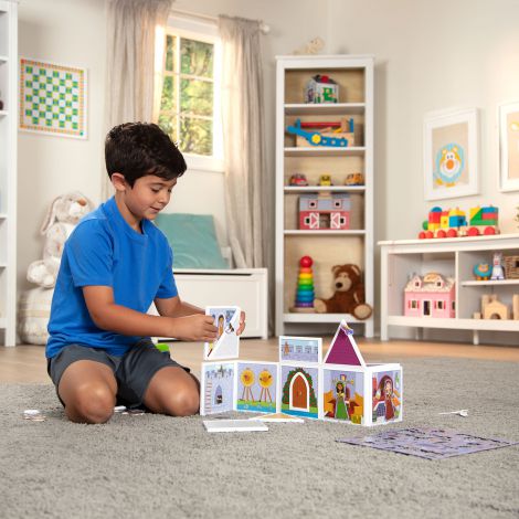 Set Magnetic Castel Medieval Melissa & Doug, 82 Piese - imagine 4