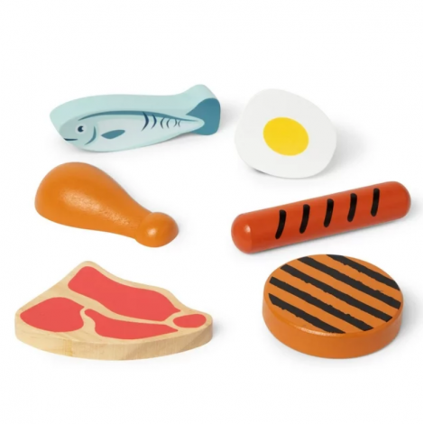 Set Proteine Lemn Melissa & Doug | Joc Educativ - imagine 7