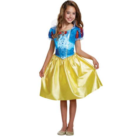 Costum Alba ca Zăpada Widmann 5-6 Ani