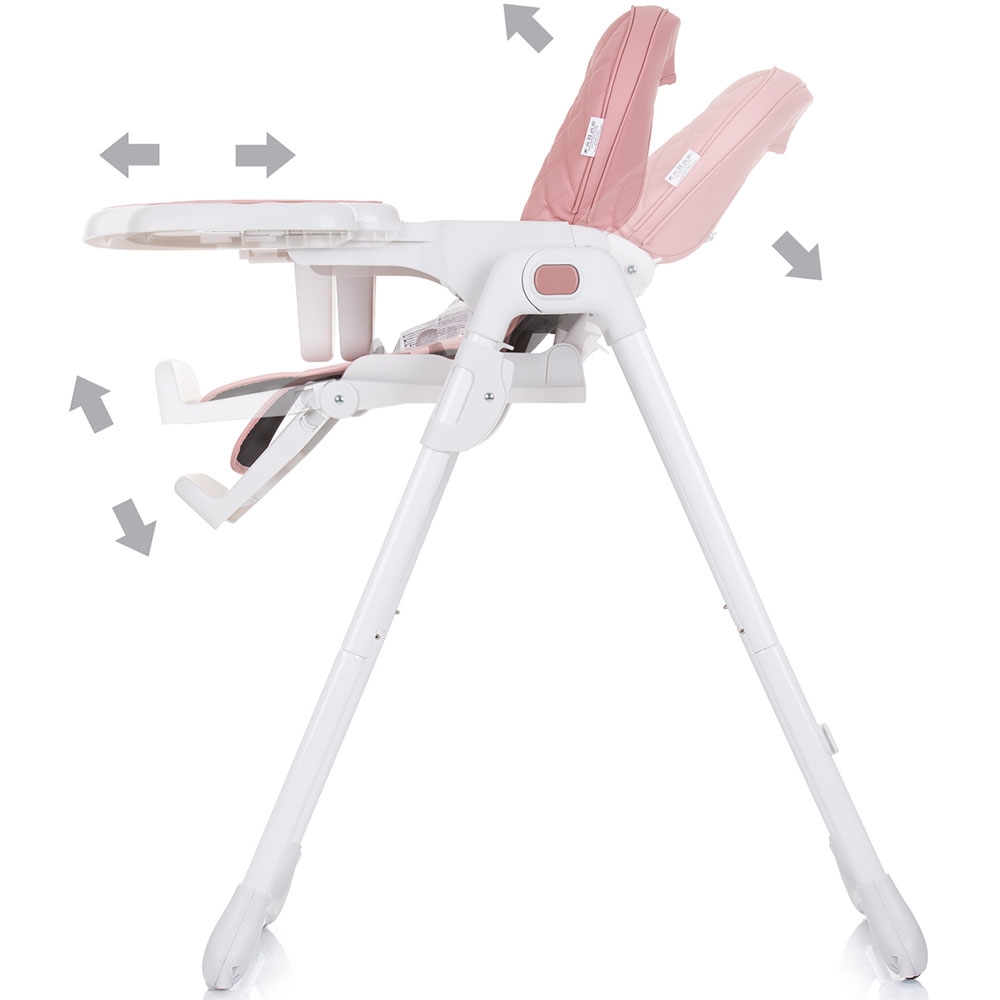 Scaun de masă Chipolino Eat Up Rose Water, Confortabil - imagine 4