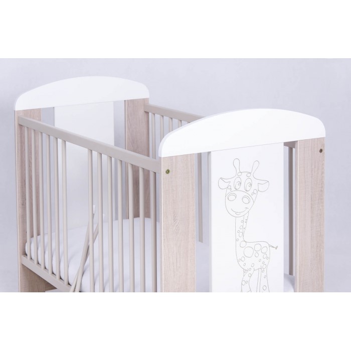 Patut Drewex Giraffe Natur + Saltea Cocos - imagine 6