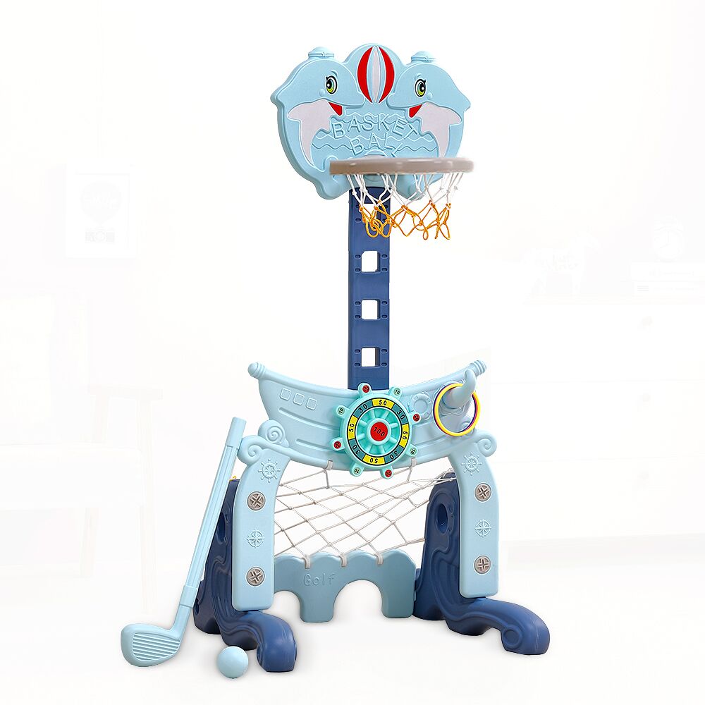 Set Joaca 4 in 1 Nichiduta Garden Dolphin Blue