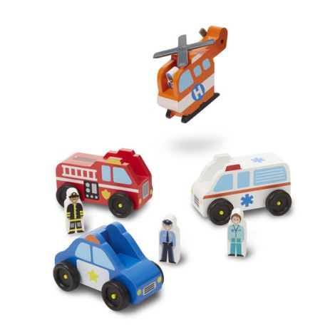 Set Vehicule Intervenție Melissa & Doug - imagine 4